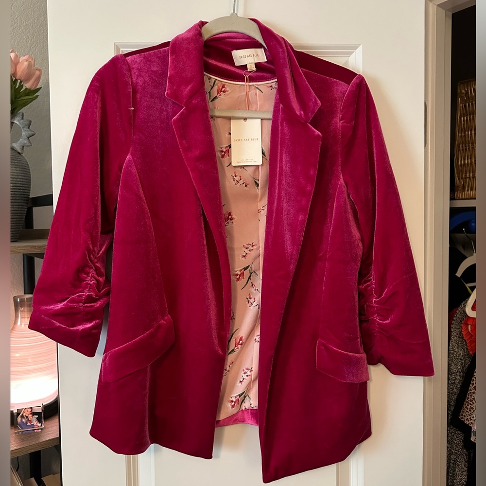 Velvet blazer
